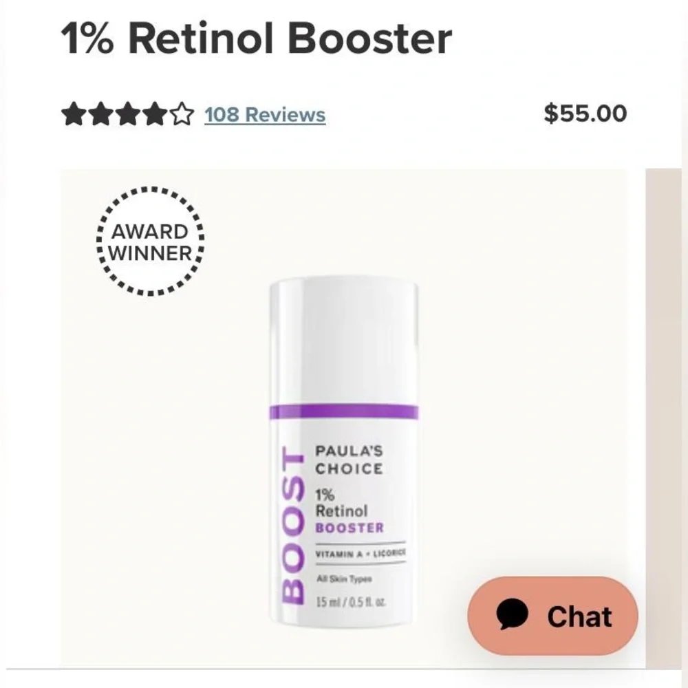 Paula’s choice 1% retinol booster 15ml